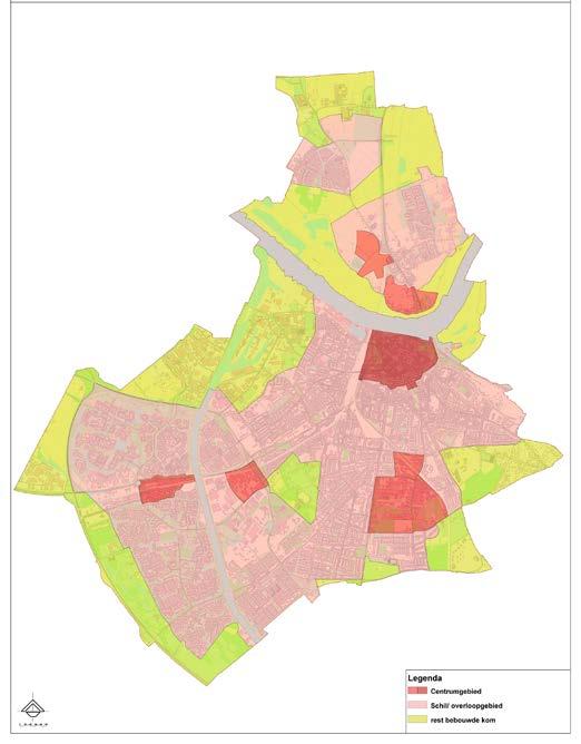 Parkeernormen in de gemeente Nijmegen Hieronder is de kaart weergegeven van de verschillende gebieden voor parkeren. De mate van stedelijkheid kan op termijn uiteraard veranderen.