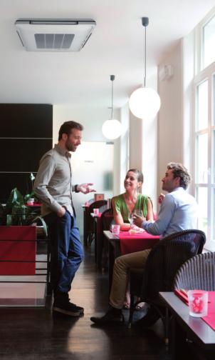 FLEXIBELE INSTaLLaTIE, EENVOUdIgE BEdIENINg Het buitendeel kan op een dak of terras gemonteerd, of tegen een buitenmuur geplaatst worden.