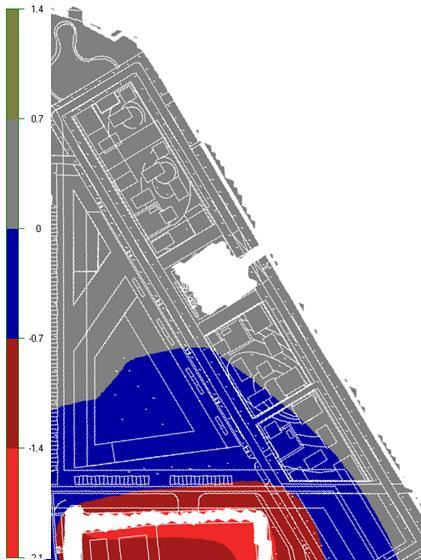 Het grondwatermodel is op de volgende wijze aangepast: De situatie anno eind 2016 blijft gehandhaafd (Spoorsloot gedempt, binnenhaven gerealiseerd, fase 1-4 opgehoogd en bebouwd).