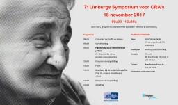 7 LIMBURGS SYMPOSIUM VOOR CRA S DOELGROEP Voor CRA s, geriaters en artsen met een bijzondere interesse in ouderenzorg.