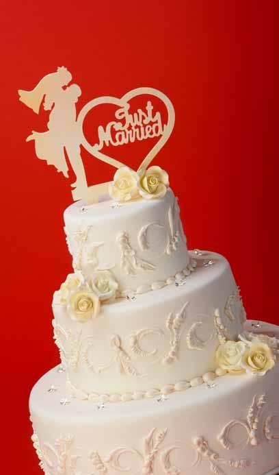 TAARTTOPPERS Double Heart Cake Topper Code: RC 28103 CM: