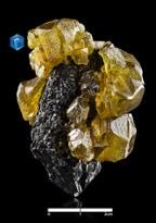 SFALERIET Het mineraal bestaat grotendeels uit ZnS, zinksulfide en bevat rond de 67% zink. Het mineraal kan echter ook grote hoeveelheiden ijzer bevatten.