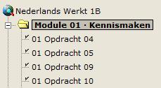 Daarna klikt hij op het tabblad Resultaten en daarna op Mijn resultaten.