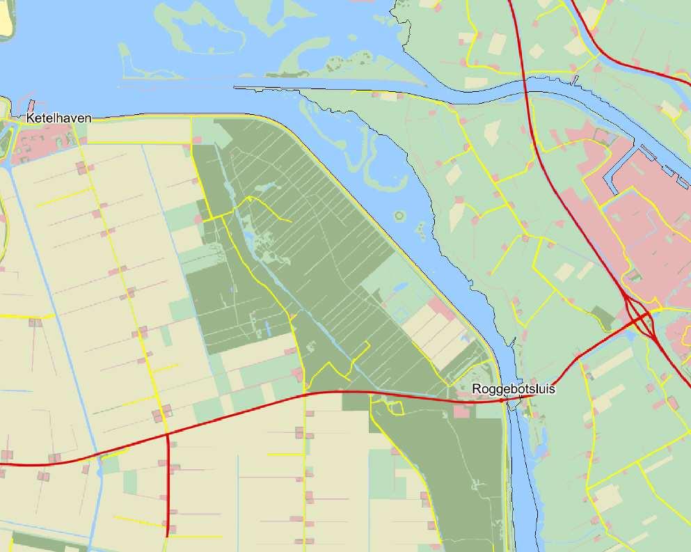 Projectvoorstel Oostkant Dronten 17 5.1 Landgoederenzone rondom Roggebotzand Algemeen In het gebied, aan weerszijden van het Roggebotzand liggent een aantal agrarische bedrijven.