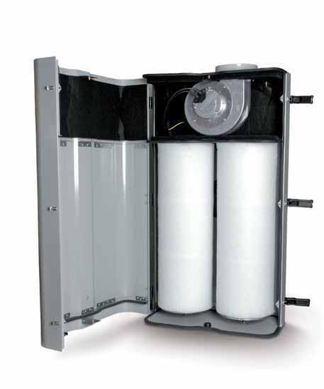 Intelligent Clean Ventilation luchttoevoersysteem Belangrijke kenmerken Intelligent Clean Ventilation (ICV) 365 dagen per jaar een goed luchtcomfort CO 2 -sensorgestuurd Filtert grof/fijnstof en