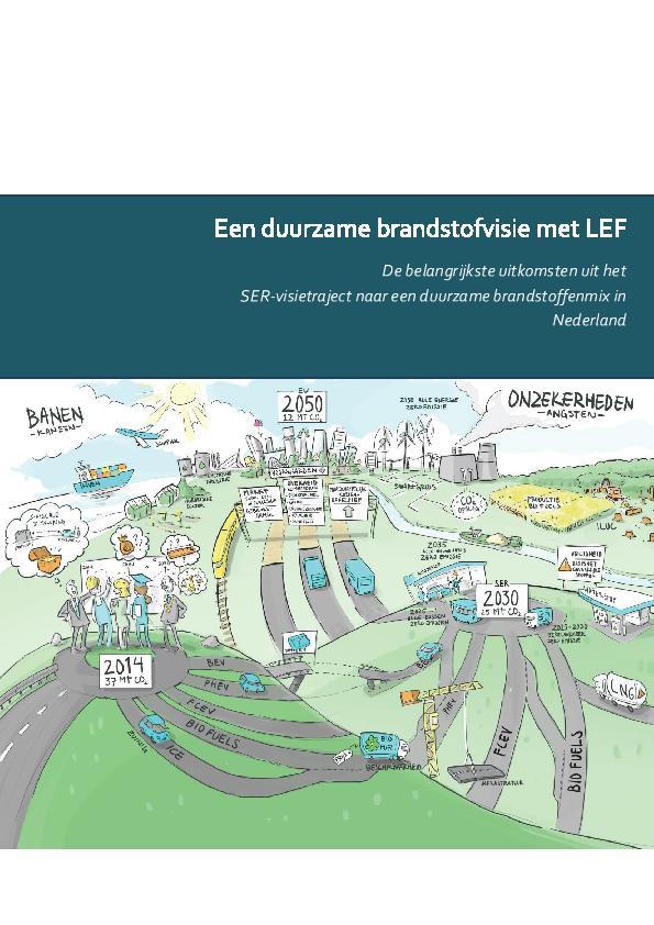 Brandstoffenmix visie SER energieakkoord een duurzame brandstofvisie voor transport.