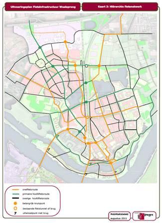 Snelfietsroutes liggen waar mogelijk door de wijk en niet langs hoofdwegen voor autoverkeer. Lent en de binnenstad van Nijmegen liggen op korte afstand en zijn uitstekend bereikbaar per fiets.