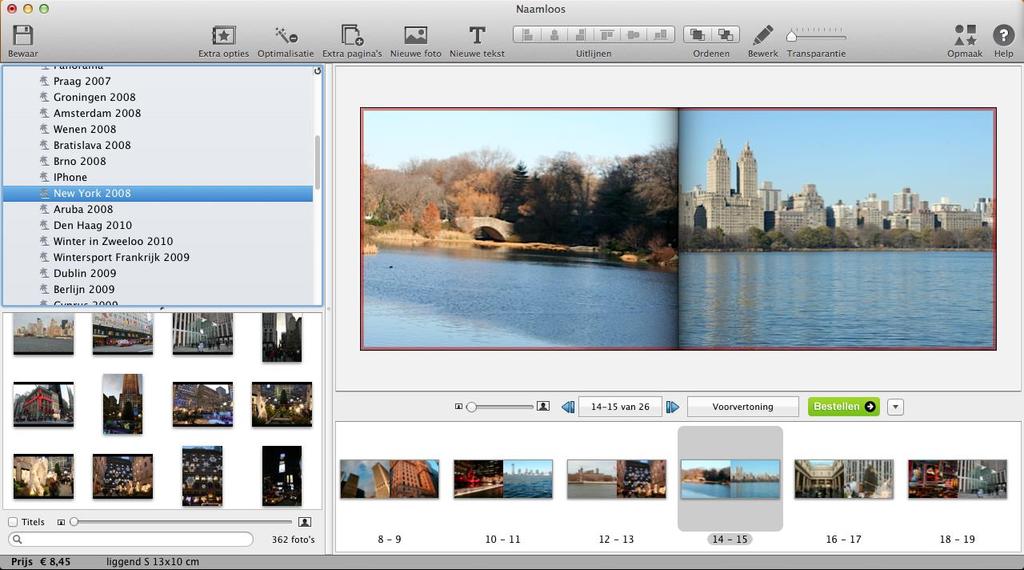 Het werkblad: Selecteren van de foto s die je gaat gebruiken Om een fotoboek te maken heb je foto s nodig.