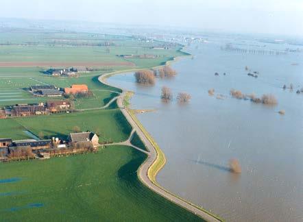 In 1995 was er sprake van een bijna-overstroming in het