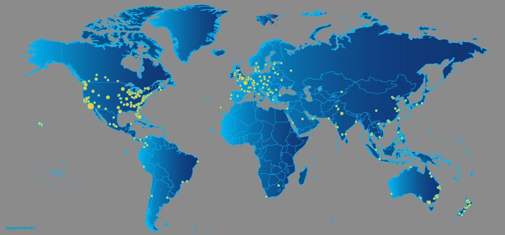 Colliers International wereldwijd Een wereldleider op het gebied van vastgoedservices met meer dan 16.