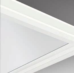 panella 4 NEW LZs fi1 IP 40 Montage: Plafond-, inlegmontage Plafond-, inbouwmontage Behuizing: Aluminium, frame met witte poedercoating Geschikt voor plafondsysteem: plafond met zichtbaar