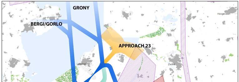 3 Indicatieve aan- en uitvliegroutes locatie