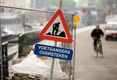 Het is een voortdurend zoeken naar evenwicht tussen de belangen van de ondernemers en de voortgang van de werken.