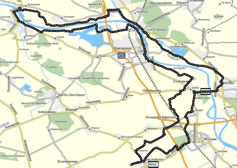 Route 27 A+B - 74 km Heumen-Grave St.