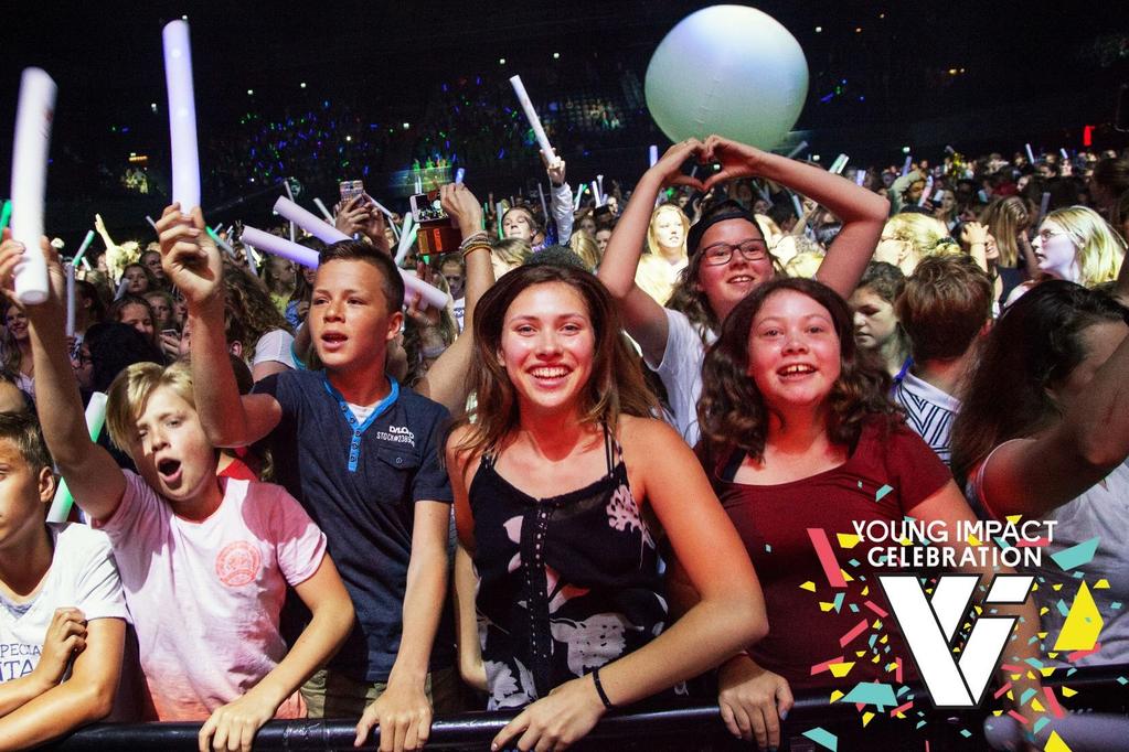 Celebration 30 mei 2017 vond de allereerste editie van Young Impact Celebration plaats in de Ziggo Dome. Met fantastische optredens van o.a. Ronnie Flex, Maan, Sam Feldt en Teske was het een dag om nooit te vergeten.