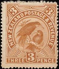 Whanganui River, de belangrijkste rivier op het Noordereiland en de 3e langste van Nieuw-Zeeland. Hiervan heb ik geen postzegel kunnen vinden.