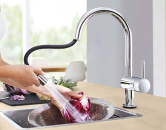 We hebben twee innovatieve oplossingen ontwikkeld die u de waterstroom laten bedienen zonder uw handen te gebruiken.