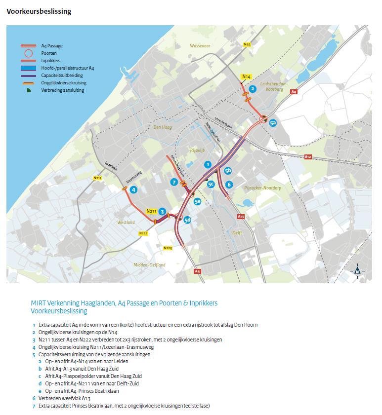 DSO/2015.1245 3 Dit samenhangende pakket van maatregelen bestaat uit: De A4 Passage: Een nieuwe doorgaande hoofdstructuur op de A4 (in twee richtingen).