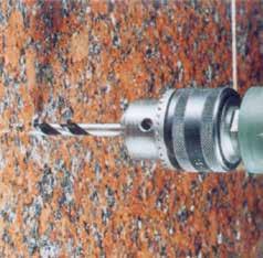 granietboor DIN 8039 / ISO 5468 De boor voor de hardste steensoorten.