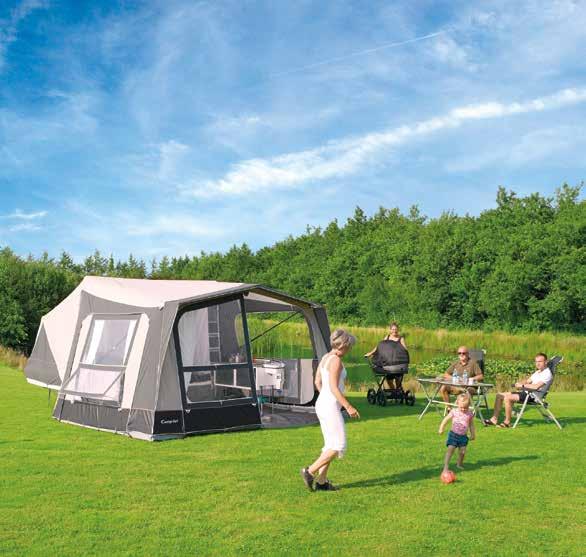 Caravans - (Voor)tenten - Verhuur - Vouwwagens