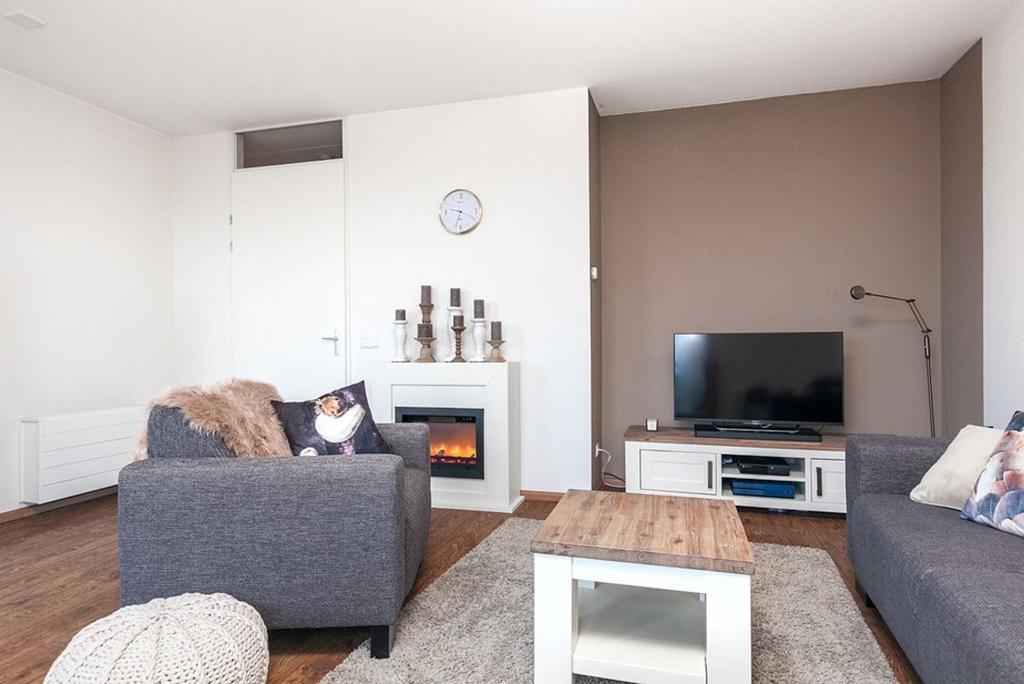 Wonen en koken De sfeervolle woonkamer met erker is