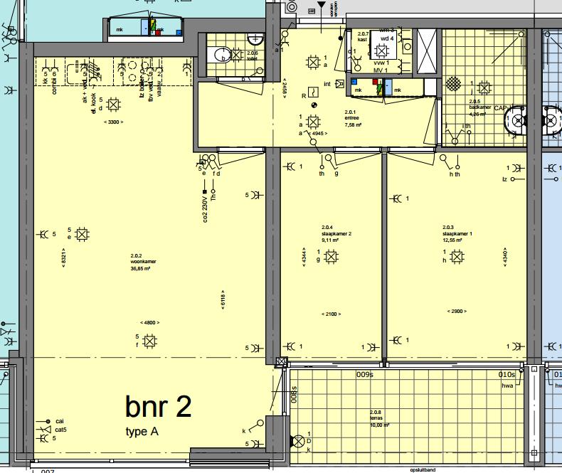 Appartement type A ADRES POSTCODE HUISNR. BOUWNR.