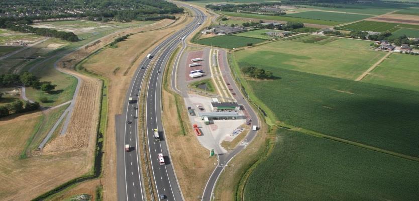 heeft langs het hoofdwegennet ruim 300 verzorgingsplaatsen (parkeerplaatsen) in beheer en wordt regelmatig benaderd