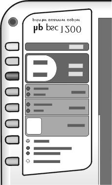 2 Snel aan de slag U kunt veel functies rechtstreeks via het bedieningspaneel uitvoeren of via de HP PSC-software.