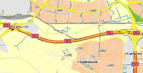 Figuur 6.3: Locatie Vaanplein De selectie van deze kritische locaties is door Havenbedrijf Rotterdam uitgevoerd in overleg met Royal Haskoning.