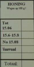 In 2008 waren er 2x3 teeltstanden, elk met 10 á 12 carnicazustervolken. Een deel van de koninginnen wordt tussen de standen uitgewisseld.