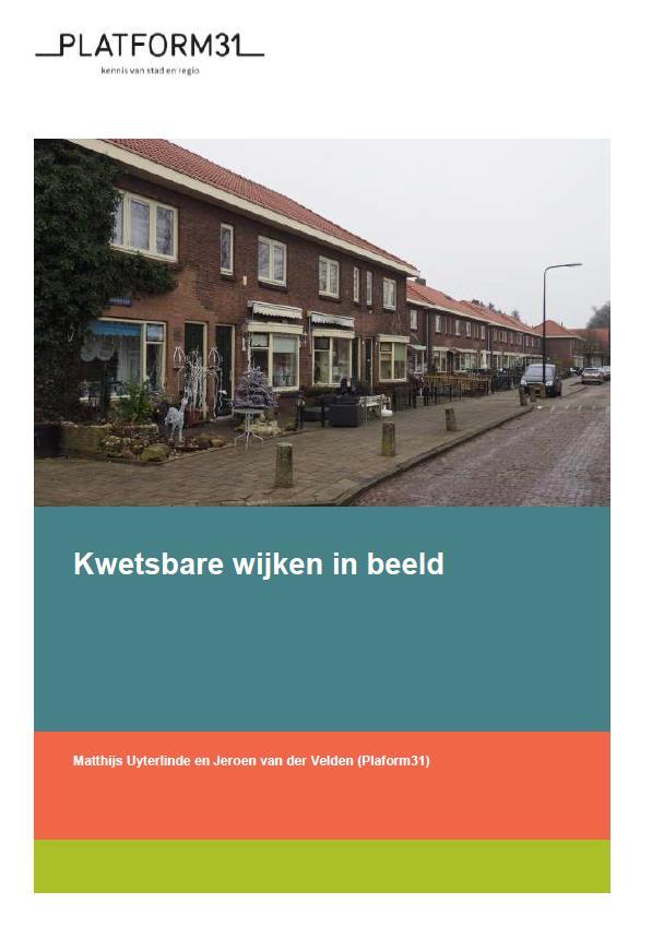 Hoe staan de kwetsbare wijken ervoor? Hoe ontwikkelt de leefbaarheid zich in kwetsbare wijken? Welke factoren zijn van invloed op bloei en verval? Twee deelonderzoeken: 1.