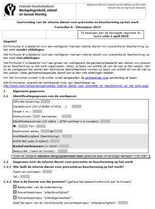 aspx 3 formulieren + verklarende nota A B C Interne dienst