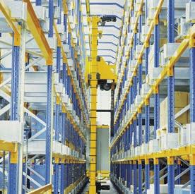 De aansturing gebeurt meestal met een warehouse managementen/of warehouse control systeem.