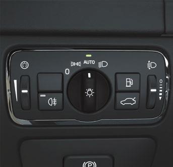 De AUTO-stand biedt de volgende alternatieven: De rijverlichting schakelt automatisch tussen dagrijlicht en dimlicht.