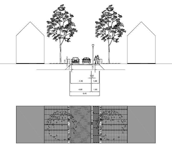 Erftoegangsweg 1 Beeld De erftoegangswegen 1 hebben een meer doorgaand karakter dan erftoegangswegen 2.