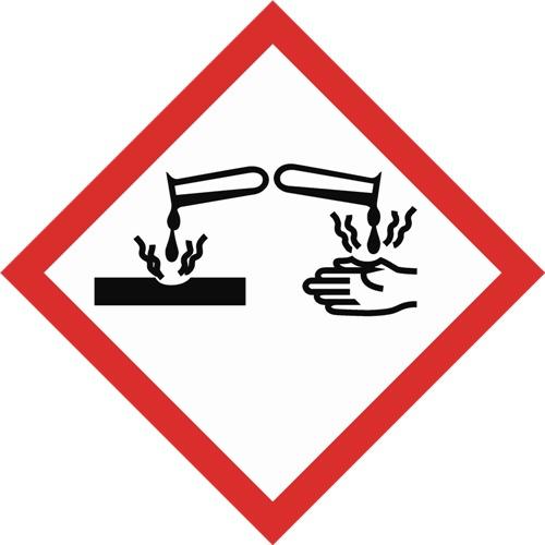 2/10 RUBRIEK 2: IDENTIFICATIE VAN DE GEVAREN 2.1. Indeling van de stof of het mengsel GHS/CLP: Acute Tox. 4;H302 - Acute Tox. 4;H312 - Skin Corr. 1B;H314 - Eye Dam. 1;H318 - Aquatic Acute 1;H400 2.2. Etiketteringselementen Gevaar Bevat: H302 H312 H314 H400 P262 P273 P280 P314 P305/351/338 P501a 2.