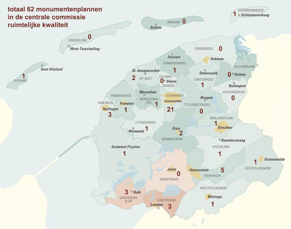 > Cijfers en grafieken Aantal monumentenaanvragen Adviescommissie Ruimtelijke