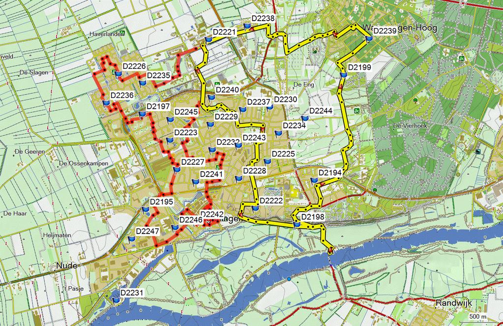 Wageningen observations: Stations and bike