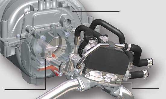 5 liter Formule 1-motor die vijftig jaar geleden als eerste de brandstof rechtstreeks ingespoten kreeg in de acht cilinders. Ongeveer in dezelfde tijd gebruikte ook Borgward een DI-ottomotor.