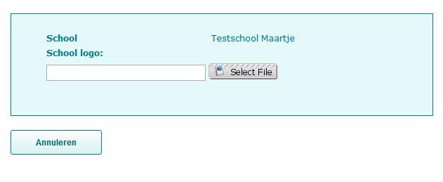 Ga met uw cursor naar Gegevens en klik erop U ziet nu informatie over uw school voor KIJK!