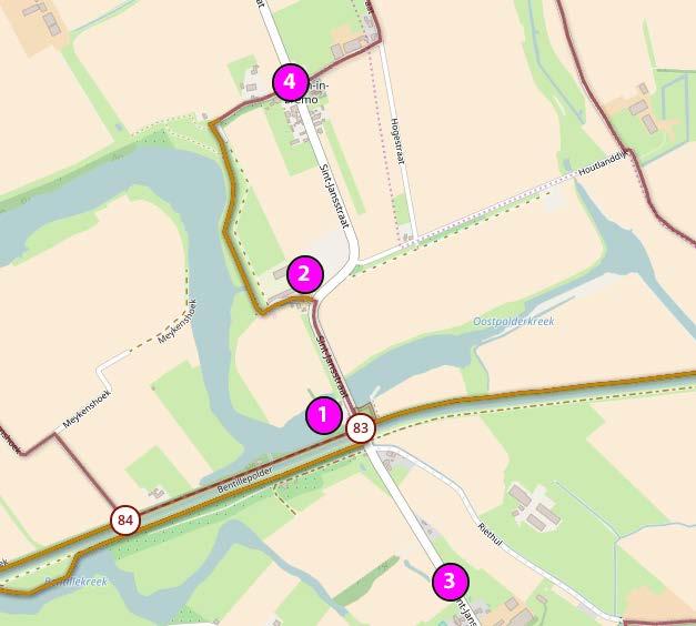 Sint-Jansstraat 132-9982 Sint-Laureins. Hoe het startpunt bereiken? Met de auto Adres: Sint-Jansstraat 132, 9982 Sint- Laureins. Daar kan je de wagen parkeren op parking Boerekreek Sportcentrum.