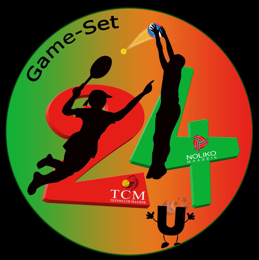 34 Game Set 24U Inschrijven kan op: www.gameset24u.be Op vrijdag 25 augustus en zaterdag 26 augustus 2017 organiseren NOLIKO Maaseik en Tennis club TC-Maaseik een tennis en volleybal marathon.