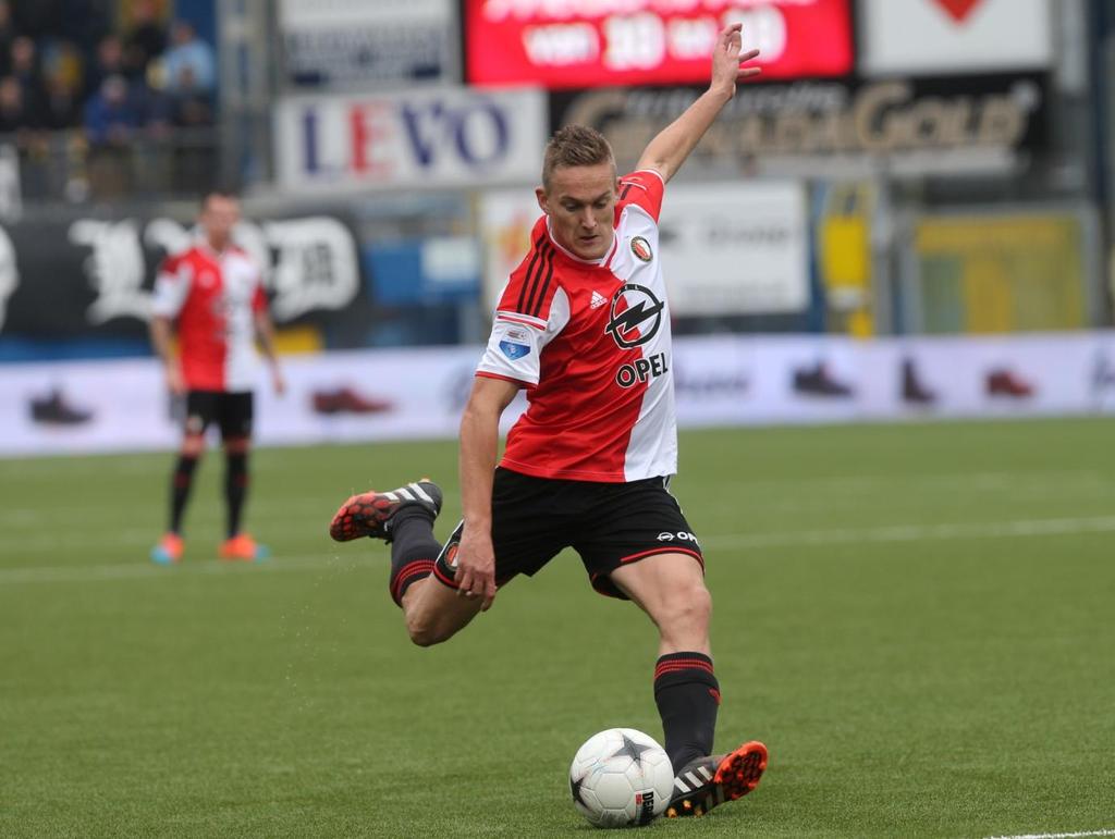 Jens Toornstra Toernooi grootste van Nederland Die goal was heerlijk! Feyenoord-Vitesse, Johan Cruijff Schaal, zesde minuut: voorzet Boëtius vanaf links, volley Toornstra op rechts. Bam!