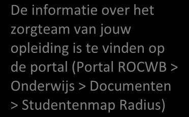 De extra ondersteuning vindt plaats tijdens verschillende momenten in de opleiding; wij spreken over instroombegeleiding, voortgangsbegeleiding, doorstroombegeleiding en de uitstroombegeleiding.