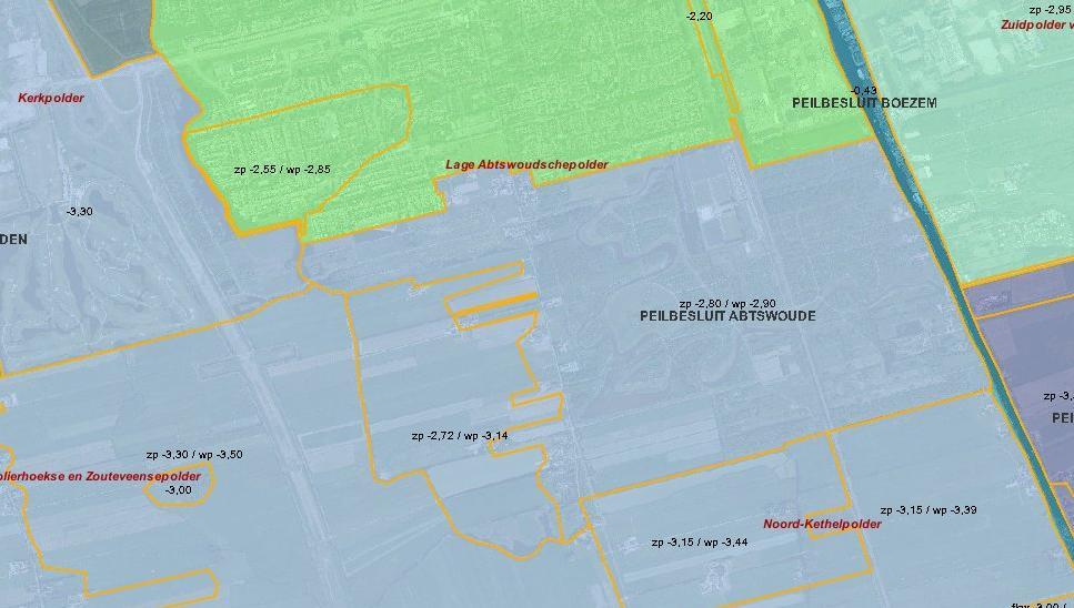2. Huidige situatie 2.1 Werking watersysteem Lage Abstwoudschepolder De Lage Abstwoudschepolder is gelegen in de gemeenten Delft en Midden-Delfland en heeft een totaal oppervlak van circa 820 hectare.