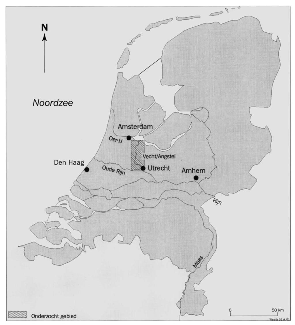 De Vecht/Angstel, een riviersysteem in het veen Henk Weerts, Piet Cleveringa en Marc Gouw H. Weerts en P. Cleveringa, TNO-NITG, Postbus 80015, 3508 TA Utrecht M.