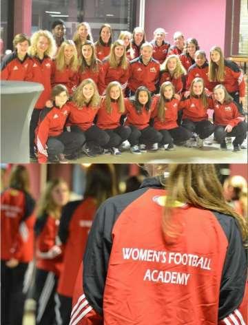 of U15 op donderdagavond 19u WFA Voetbal Vlaanderen team Meisje kan op zaterdag in club competitie spelen (bewaking fysieke belasting door WFA-staff)