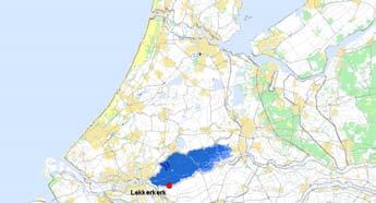 4.2.6 Ringdeel 6 en 7: doorbraak bij Lekkerkerk en Krimpen aan de Lek Bij een doorbraak bij Lekkerkerk en Krimpen aan de Lek blijft het overstroomd gebied beperkt tot dijkring 15 (zie Tabel 20 en