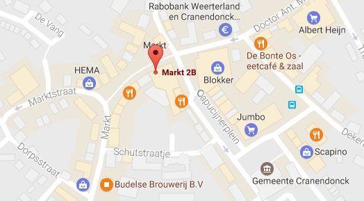 Object: Oppervlakte: Het aangeboden object betreft een tweetal kantoor/praktijkruimten gelegen aan de Markt 2b en 2c te Budel.