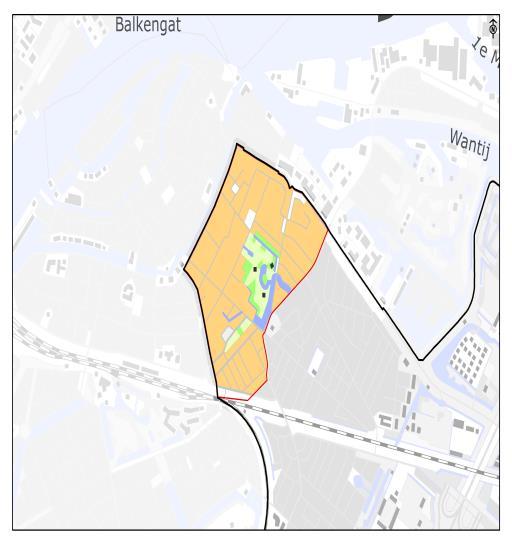 PEILGEBIED D27.001 STADSPOLDERS Vigerende peil Praktijk peil AGOR peil Oppervlakte Vast NAP -1,10 m Vast NAP -1,10 m NAP -1,10 m 56 ha Gebruiksfuncties Stedelijk Algemene ecologie AGOR OGOR Gebied W.